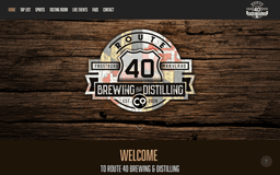 Route 40 Brewing & Distilling Company logo