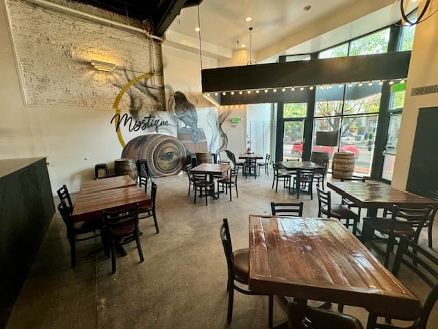 Mystique Barrel Brewing and Lager House exterior