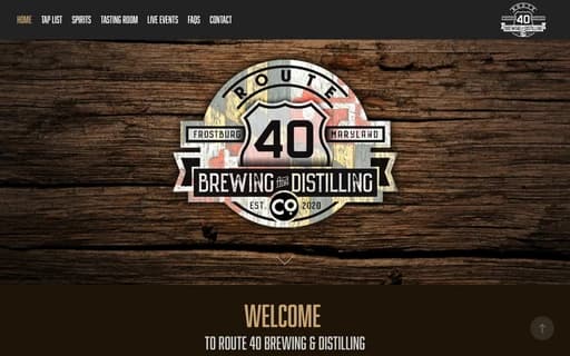 Route 40 Brewing & Distilling Company logo